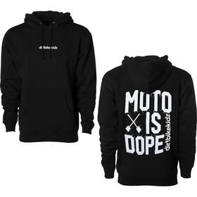 Ah-motodope-2x Dbk Moto Is Dope Hoodie Black 2x