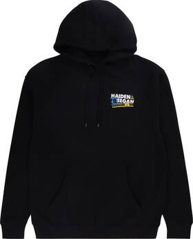 Dmtfp3010blk2xl Deegan Apparel Caution Hoodie - Black 2xl