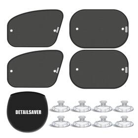 Detailsaver 615272580169 Car Window Shades For Side 4 Pack Shade Baby
