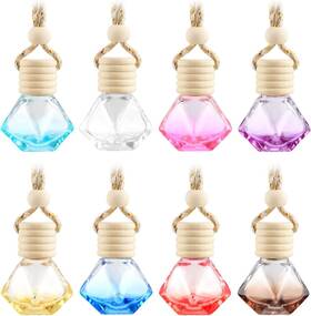 Dmuuudm 736530827557 8 Pack Hanging Light Blue/transparent/pink/purple/yellow/dark Blue/red/brown