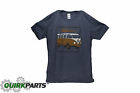 Drg-013-161-nvy-2x Volkswagen Vw Driver Gear Navy Retro Bus Shirt New