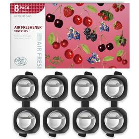 Osdj20246 Drivejoy Car Air Freshener Vent Clips 8 Pack Provides 0.13 Fl Oz Of Cherry