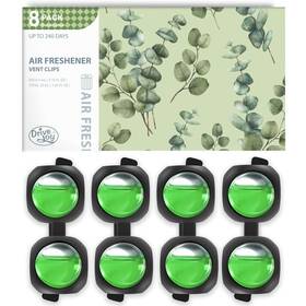 Osdj2025081202 Drivejoy Car Air Freshener Vent Clips 8 Pack 0.13 Fl Oz Of Eucalyptus
