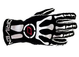 Drg0102xxl Driving Gloves Skeleton Double Layer Nomex Black White Sfi 3.3/5 2x-large Pair