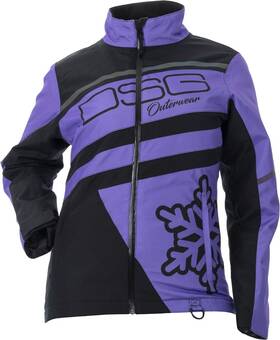 525232 Dsg Divas Womens Snow Trail Jacket Ultra Violet Lg