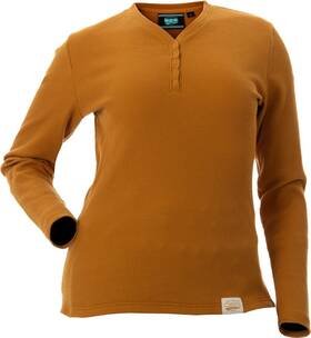 52846 Dsg Divas Womens Snow Cozy Waffle Shirt Fawn 4x