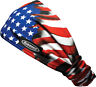 Dz02-24 Schampa For Headband American Flag Red Osfm