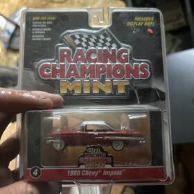 Ertl/racing Champions 849398010457 Blue 1960 Chevrolet Impala Rasing Mint Diecast- Chevy Die-cast