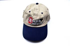 Iq021-4 Exmark Strapback Hat Tan/dark Blue Bill Nos