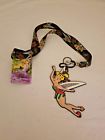 Fa117-tilan-z New Disney Cartoon Tinkerbell Tinker Bell Flower Logo Lanyard And