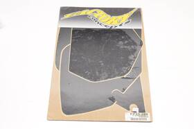 Fp23-286 Factory Concepts Pre Cut Number Plate Black Background Kit Nos