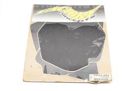 Fp23-294 Factory Concepts Pre Cut Number Plate Black Background Kit Nos