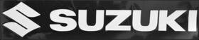08-94412 Factory Effex 12in Suzuki Sticker White