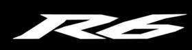 17-94218 Factory Effex 12in R6 Sticker White