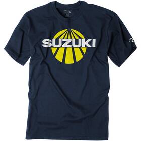 19-87402 Factory Effex Suzuki Sun Premium T-shirt Md Navy
