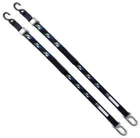 22-45180 Factory Effex Black Kawasaki Tie Downs