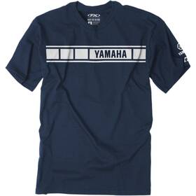 22-87222 Factory Effex Yamaha Speed Block Premium T-shirt Md Navy