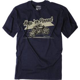 22-87436 Factory Effex Keepftr Pinned Tee Heather Navy Sz Xl