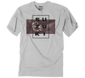 25-87402 Factory Effex Suzuki Rider T-shirt Md Light Gray