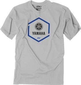 26-87204 Factory Effex Yamaha Hexagon T-shirt - Gray Large