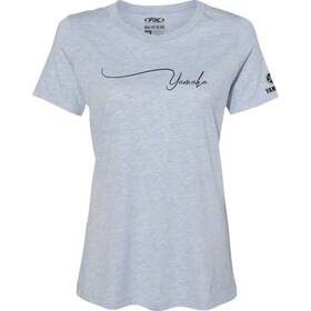27-87240 Factory Effex Yamaha Signature Womens T-shirt Sm Light Heather Blue