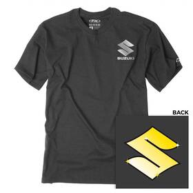 27-87412 Factory Effex Suzuki Bling T-shirt - Heather Charcoal Medium