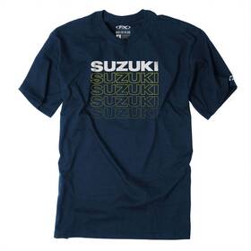 27-87426 Factory Effex Suzuki Repeat T-shirt - Heather Navy X-large