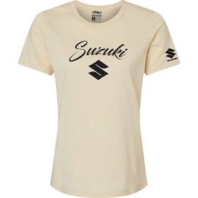 27-87446 Factory Effex Womens Suzuki Script T-shirt - Heather Cream X-large