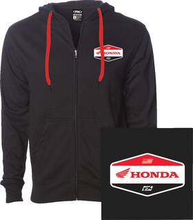 27-88308 Factory Effex Honda Stadium Zip-up Hoodie - Black 2xl