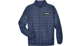 28-85214 Factory Effex Yamaha Puffer Jacket Lg Navy