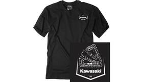 28-87108 Factory Effex Kawasaki Track T-shirt 2xl Black