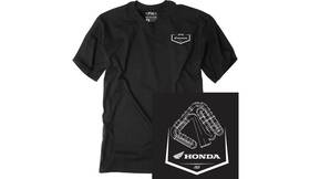 28-87304 Factory Effex Honda Track T-shirt Lg Black
