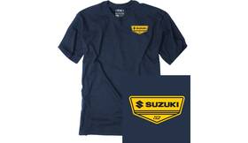 28-87422 Factory Effex Suzuki Apex Rm T-shirt Md Navy