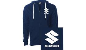 28-88456 Factory Effex Suzuki Icon Zip-up Hoodie Xl Navy