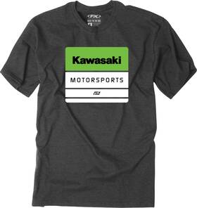 29-83106 Factory Effex Youth Fits Kawasaki Phase Heather Charcoal T-shirt Xl
