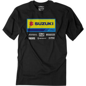 24-87422 Factory Effex Compatible With Suzuki Racewear T-shirt Medium Black