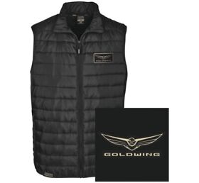 25-85814 Factory Effex Gold Wing Puffer Womens Vest Large Black