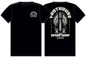 1000190010 Fasthouse Iron Steed Ss Tee Black Lg