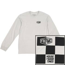 100086-70-09 Fasthouse Gibson Long Sleeve Shirt - Mirage Grey Medium