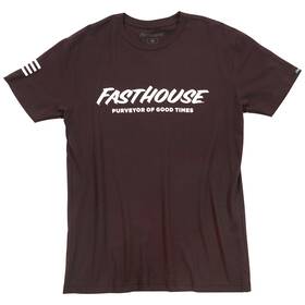 11374111 Fasthouse Logo Tee Oxblood Xlg
