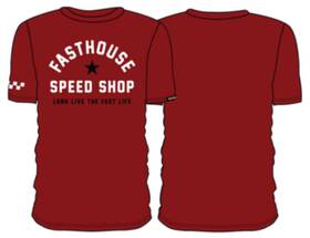 12594009 Fasthouse Fast Life Tee Cardinal Med