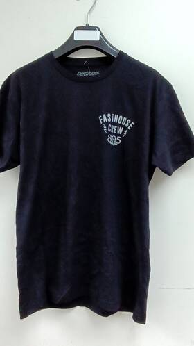 12830009 Fasthouse Team Tee Black Med
