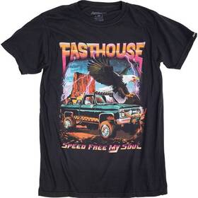 1315-0013 Fasthouse Freedom Tee Black Sz 3xl
