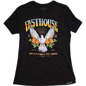 1352-0023 Fasthouse Dove Girls Tee Black Sz M