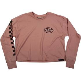 1382-4305 Fasthouse Redux Womens Long Sleeve Tee Red Sz Xxl