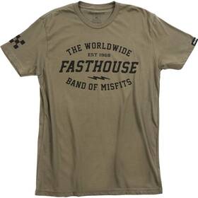 1498-9008 Fasthouse Coalition Tee Army Green Sz S