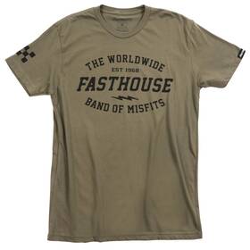 14989009 Fasthouse Coalition Tee Mil Green Med