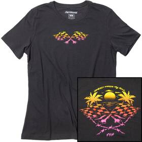 150023-00-01 Fasthouse Womens Sun Struck T-shirt - Black Small