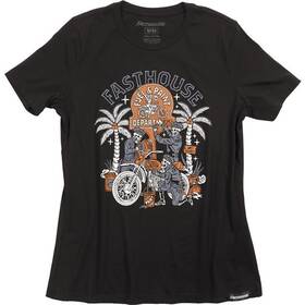 1639-0001 Fasthouse Macbre Womens Tee Black Sz S