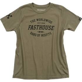 1646-9024 Fasthouse Sz Xl Army Green Coalition Youth Tee
